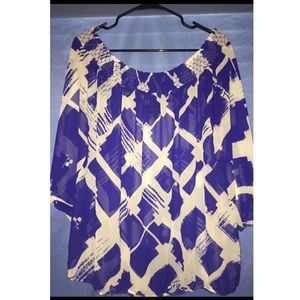 Off the shoulder Lane Bryant blouse